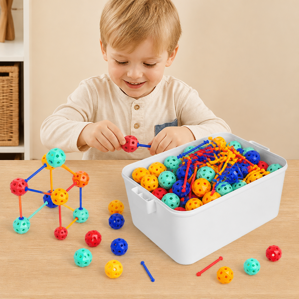 3D STEM Konstruktionsset – Kreativ Pedagogisk Leksak