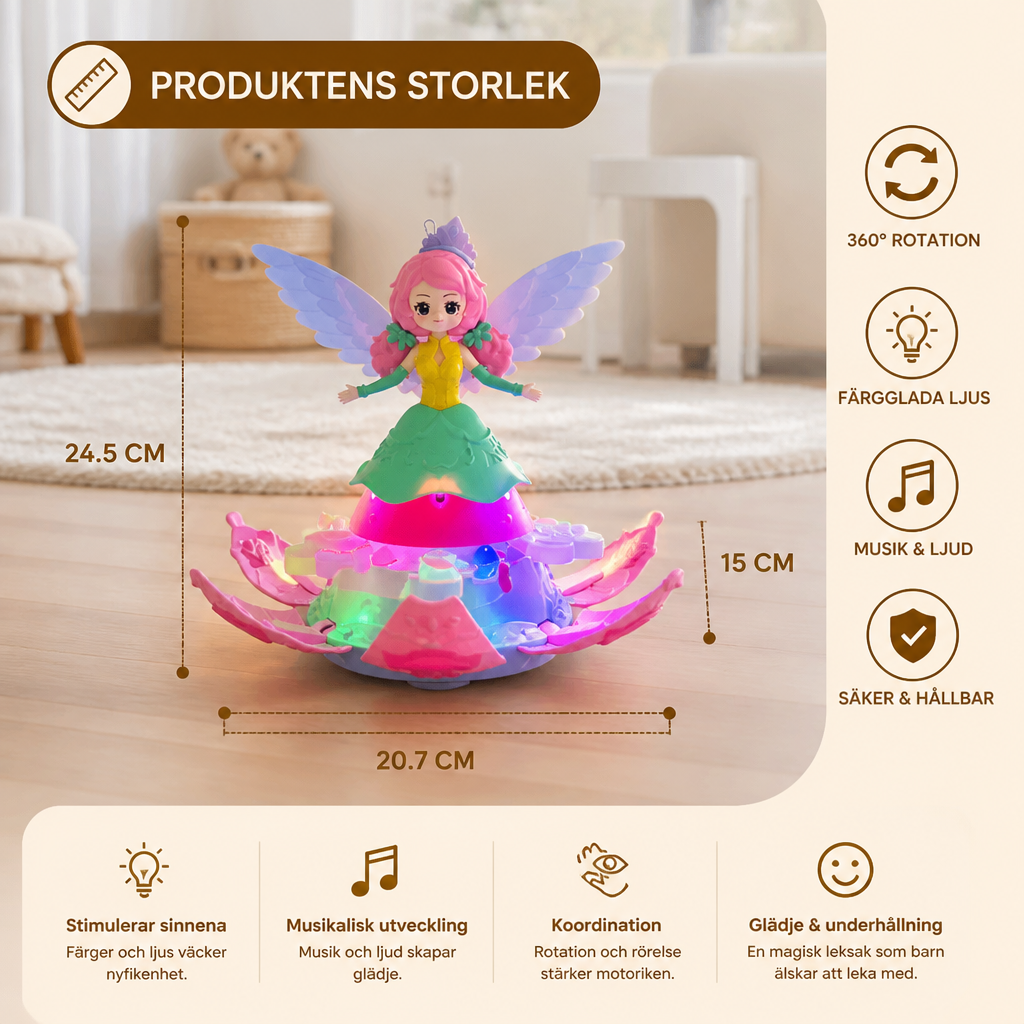 Lysande Fe Prinsessa Dansleksak
