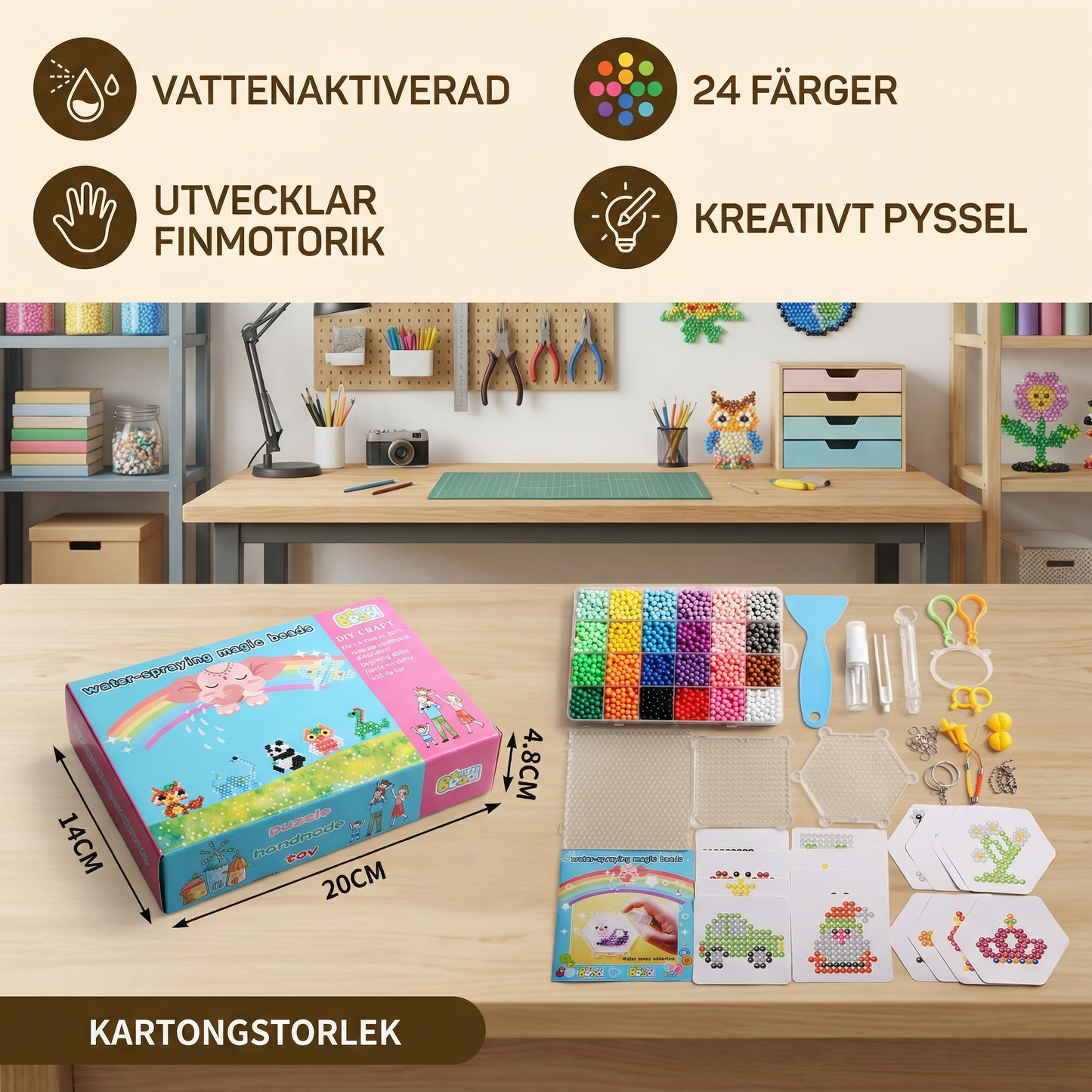 Magiska Vattenpärlor Pysselset