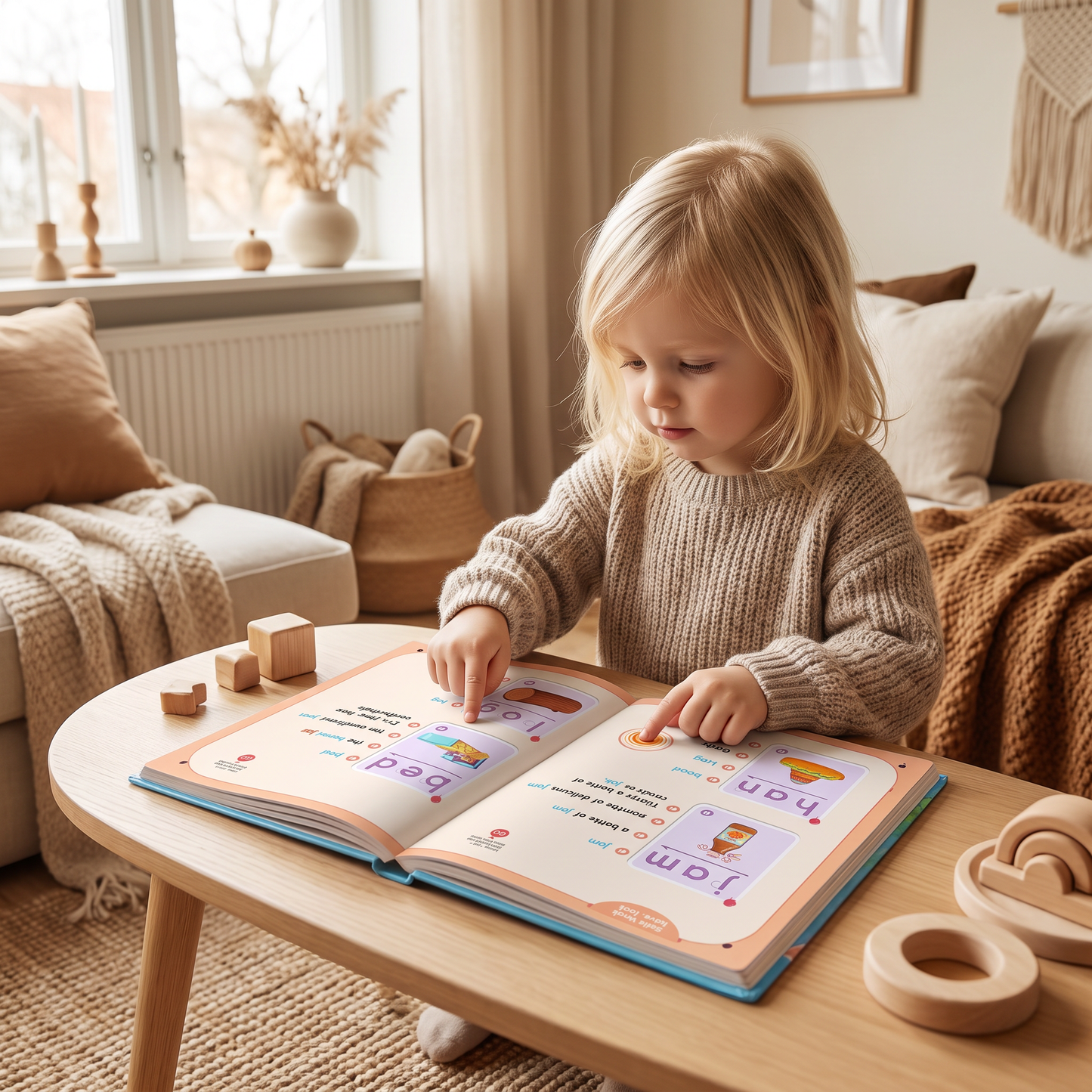 Min första ljudbok för läsning – Interaktiv lästräning och lekfull läsutveckling