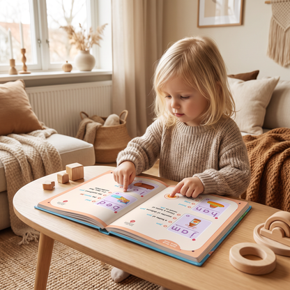 Min första ljudbok för läsning – Interaktiv lästräning och lekfull läsutveckling