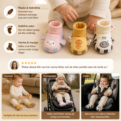 Mysiga babyskor – varma, halkfria och bekväma