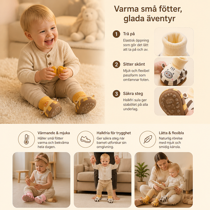 Mysiga babyskor – varma, halkfria och bekväma