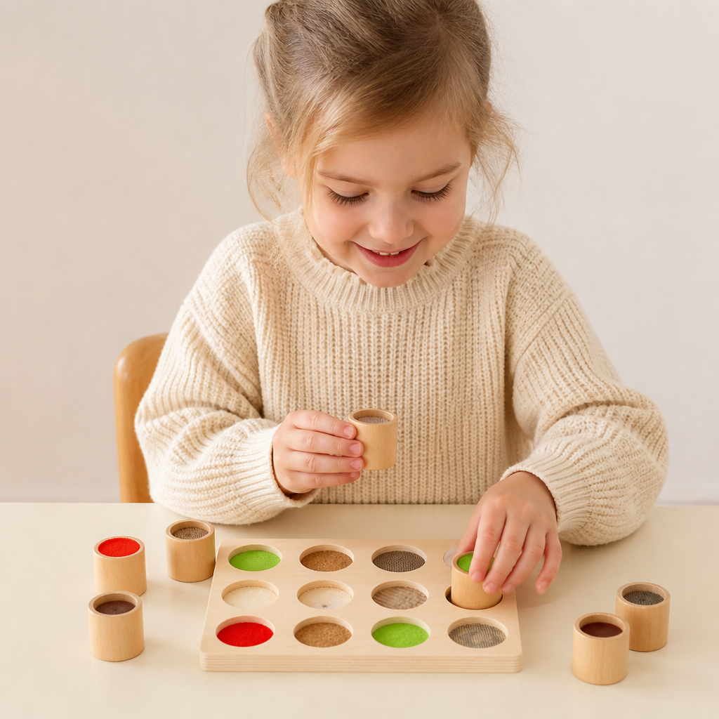 Montessori-känselspel – sensorisk pedagogisk leksak