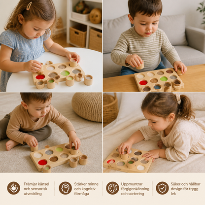Montessori-känselspel – sensorisk pedagogisk leksak