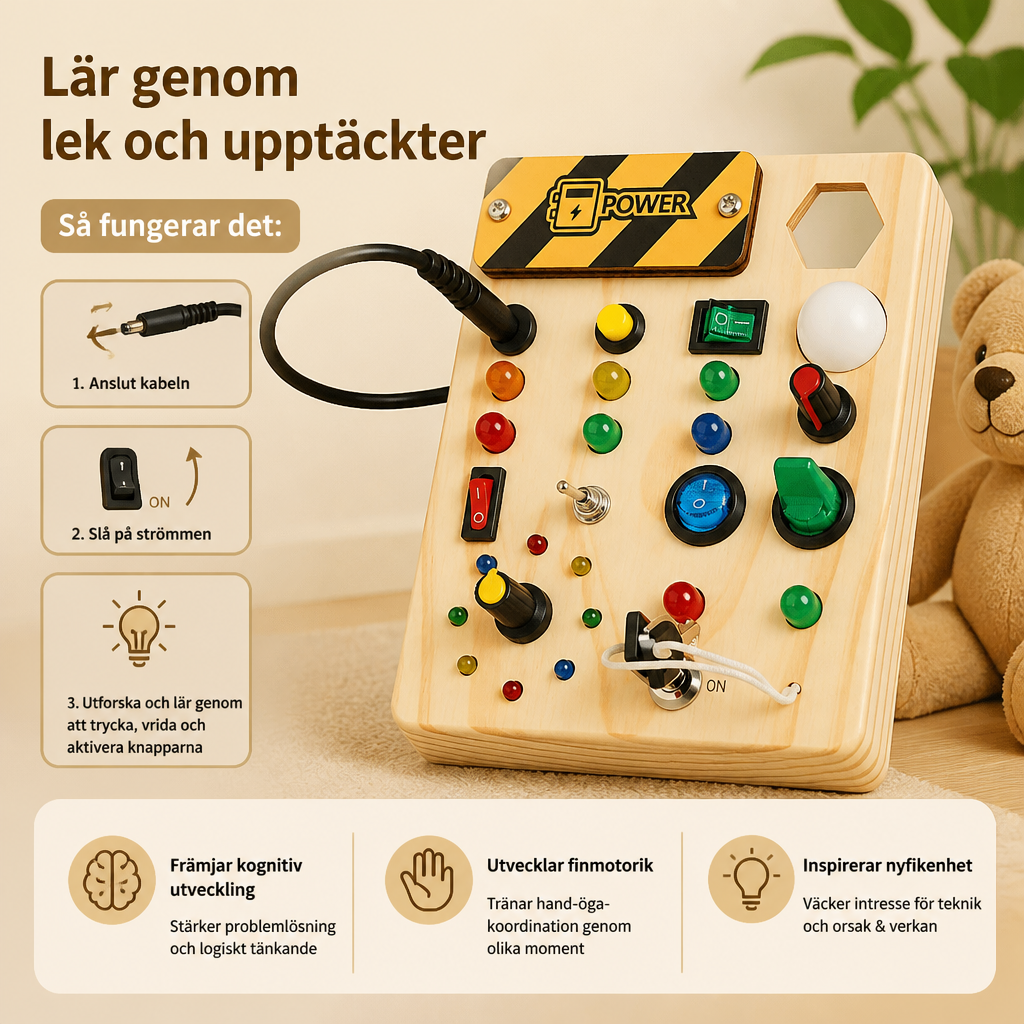 Interaktiv Montessori-lärtavla för barn