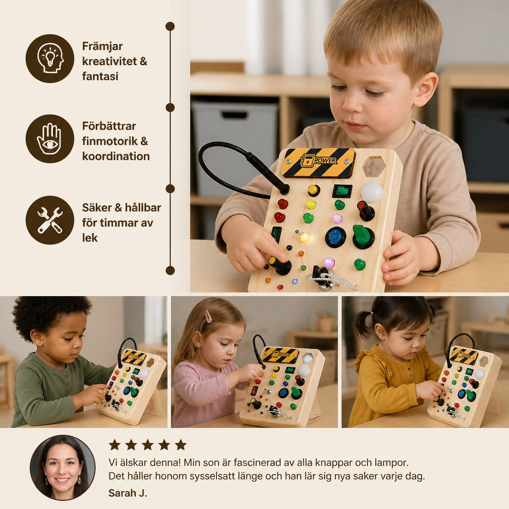 Interaktiv Montessori-lärtavla för barn