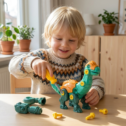 DIY Bygg- och Förvandlingsleksak med Dinosaurieägg