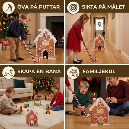 Pepparkaks mini golf julleksak
