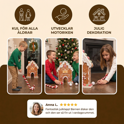 Pepparkaks mini golf julleksak