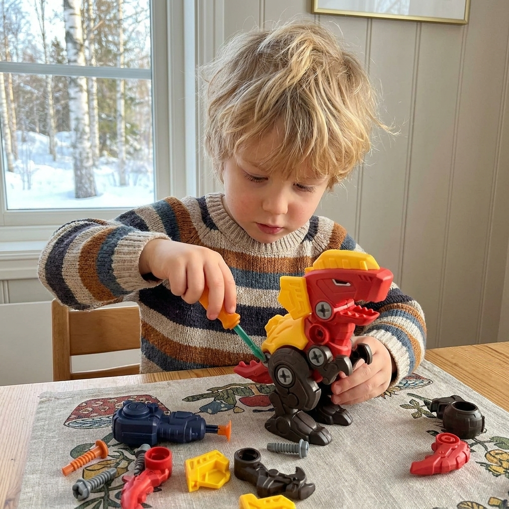 DIY Bygg- och Förvandlingsleksak med Dinosaurieägg