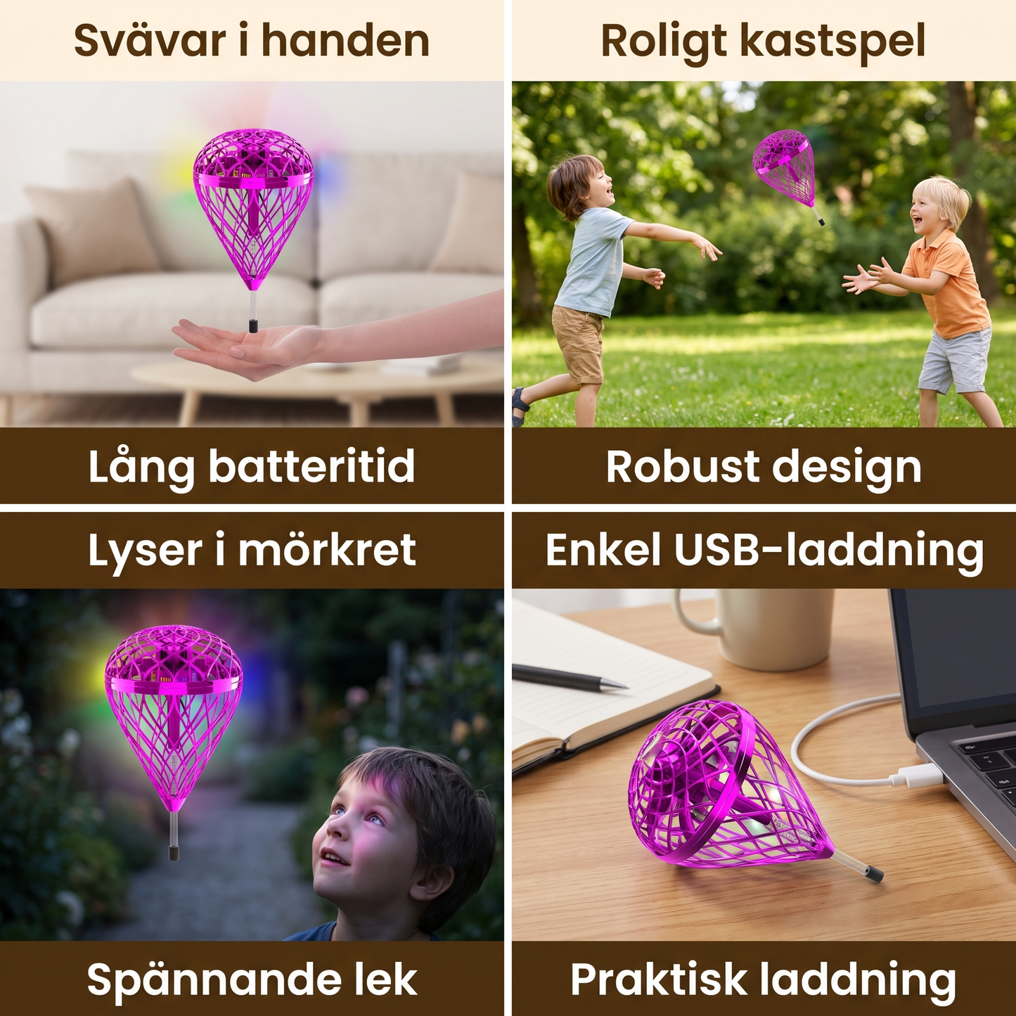 Flygande Orb-boll – Magisk svävande och kastleksak för barn