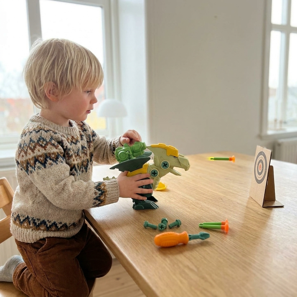 DIY Bygg- och Förvandlingsleksak med Dinosaurieägg