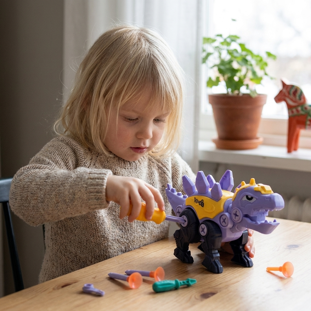 DIY Bygg- och Förvandlingsleksak med Dinosaurieägg