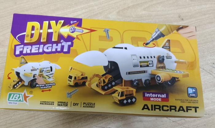 DIY-flygplanstransport med byggfordon – Lekset