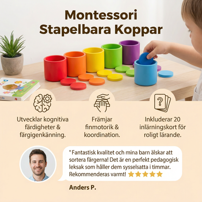 Montessori Stapelbara Bägarspelet