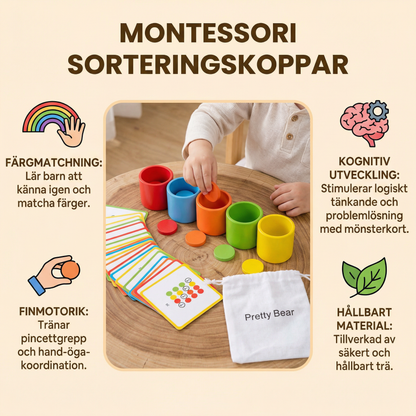 Montessori Stapelbara Bägarspelet