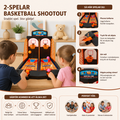 2-Spelar Basketball Shootout-Spel