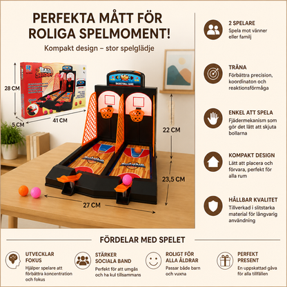 2-Spelar Basketball Shootout-Spel