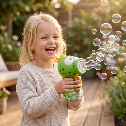 Söt Automatisk Såpbubbelmaskin – Elektrisk Såpbubbelblåsare för Barn