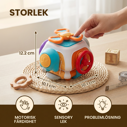 Montessori 22-i-1 Aktivitetskub för Småbarn – Leksak för Motorik och Utforskande