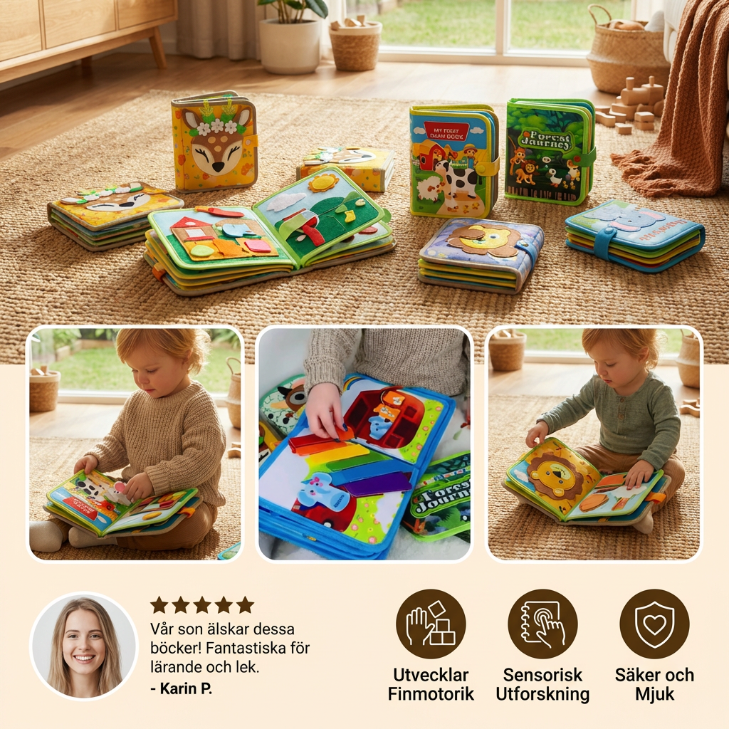 Montessori Berättelsebok Set – Få 2+1 Gratis Nu!
