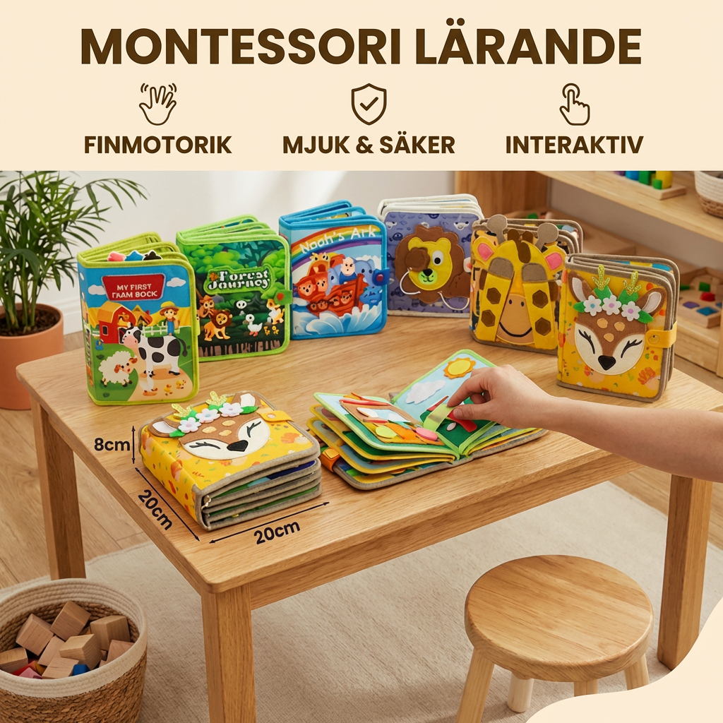 Montessori Berättelsebok Set – Få 2+1 Gratis Nu!