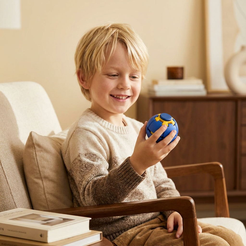 Roterande Antistress Avslappningsboll