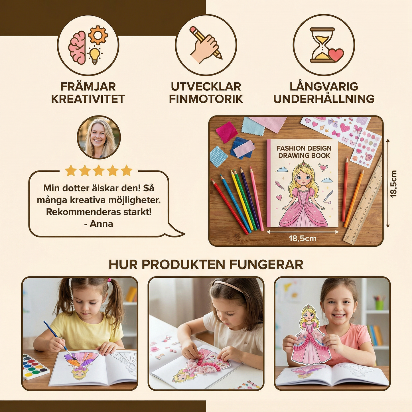 Prinsess målar- och pysselbok