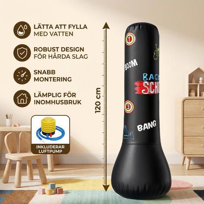 Uppblåsbar boxningssäck för barn med vattenfyllning