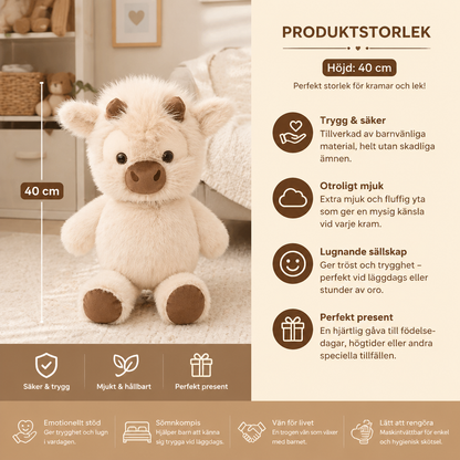 Running Calf Plush Toy – Mjuk Cartoon Fylld Djur och Lugnande Kompanjon för Barn