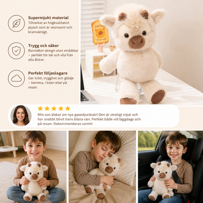 Running Calf Plush Toy – Mjuk Cartoon Fylld Djur och Lugnande Kompanjon för Barn
