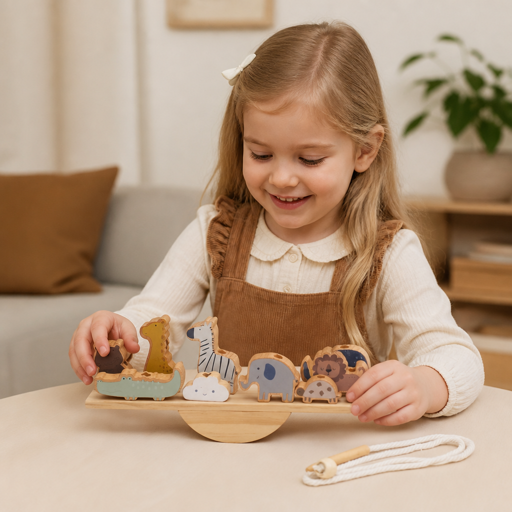 Montessori Gungbräda i Trä