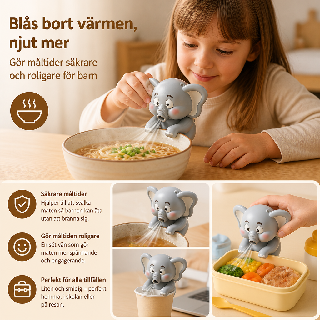 Söt Djurformad Muggfläkt