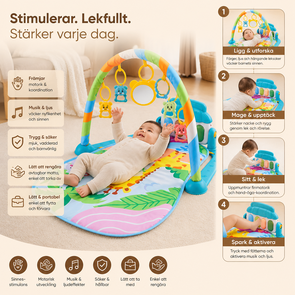 Kick & Play Baby Aktivitetsgym