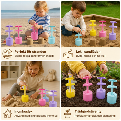 Honeycomb Sand Castle Maker – Sandform För Barn