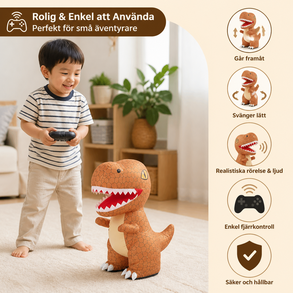 Fjärrstyrd Uppblåsbar T-Rex-Dinosaurieleksak