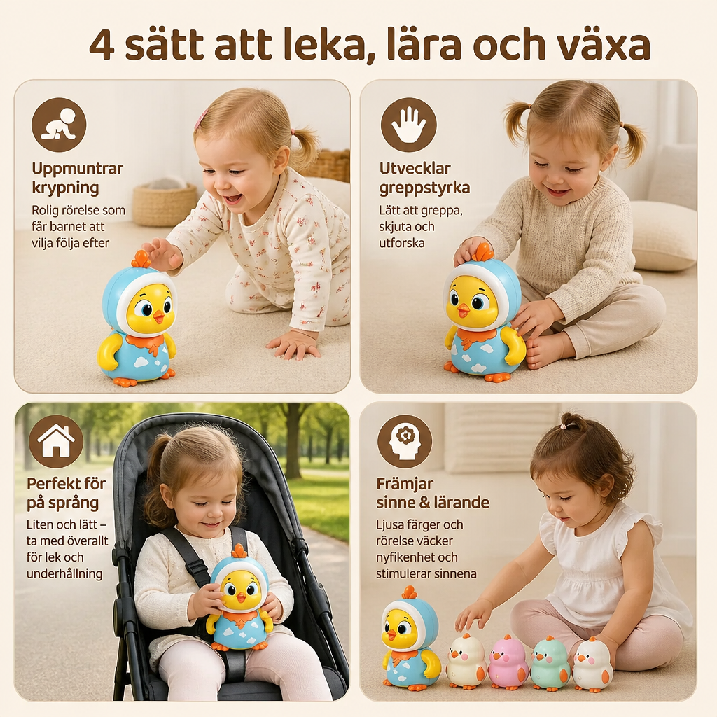 Vinglande Kycklingleksak För Magträning