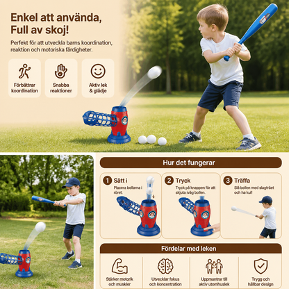 Elektronisk Baseballkastare För Barn