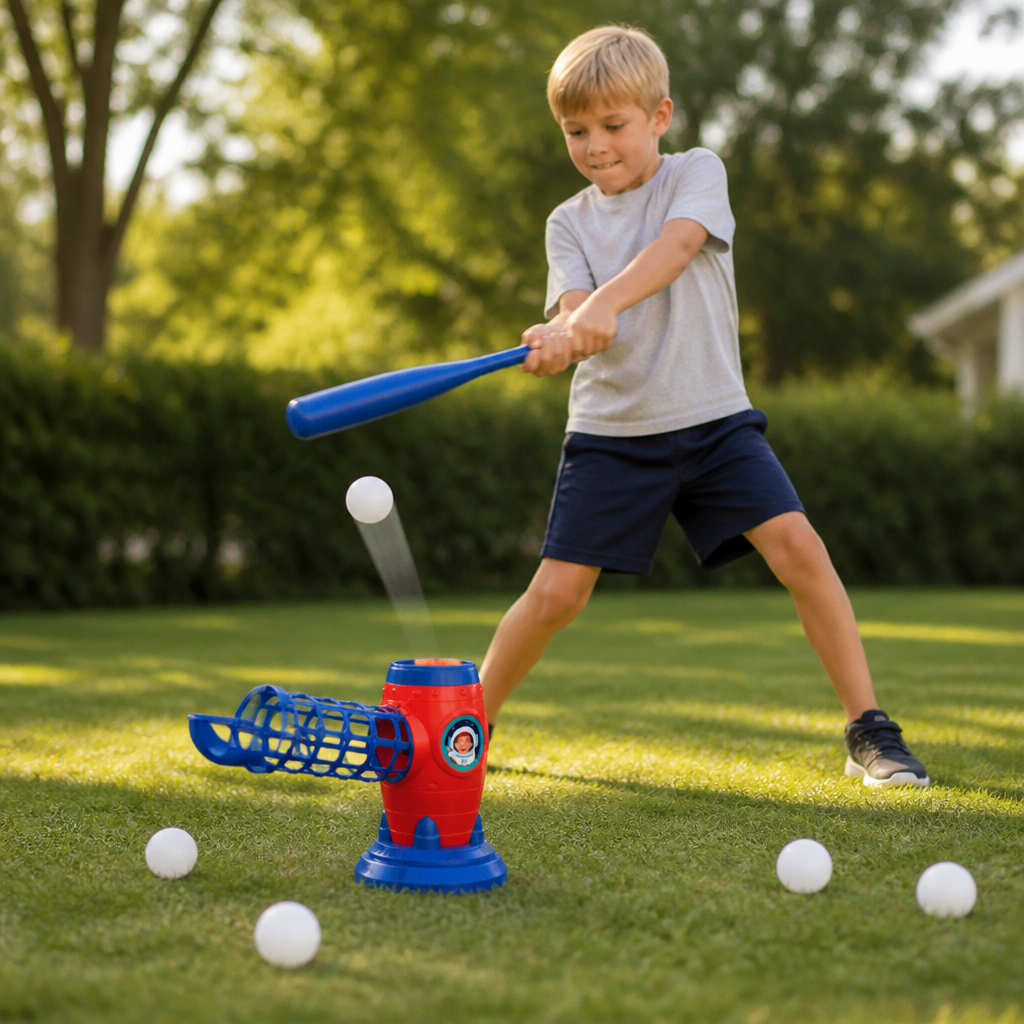 Elektronisk Baseballkastare För Barn