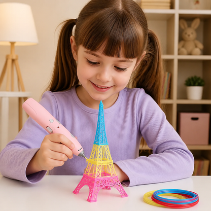 3D-Pennset Med Låg Temperatur För Barn – Säkert DIY-STEM-Ritset