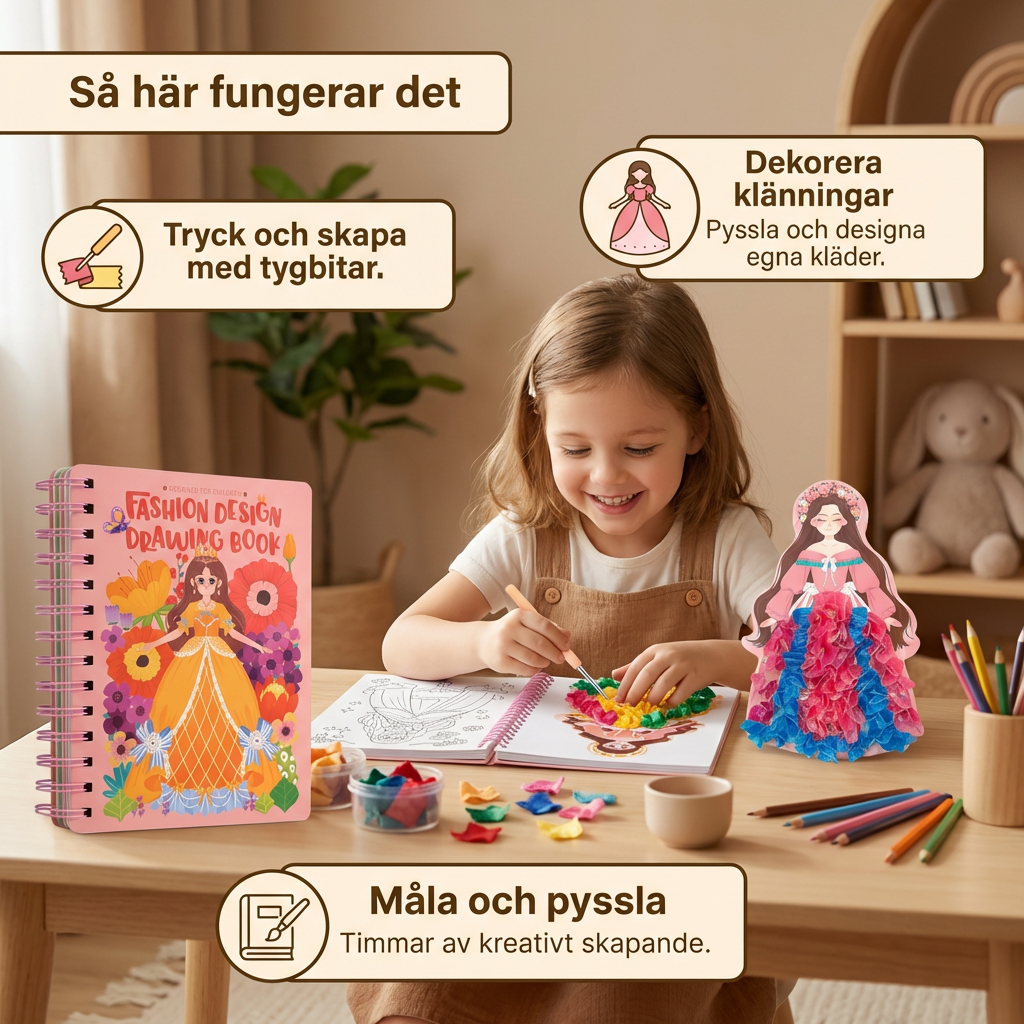 Prinsess målar- och pysselbok
