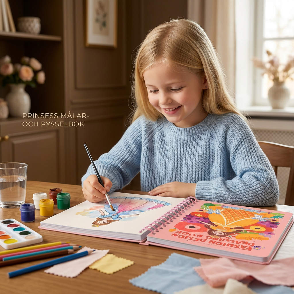 Prinsess målar- och pysselbok