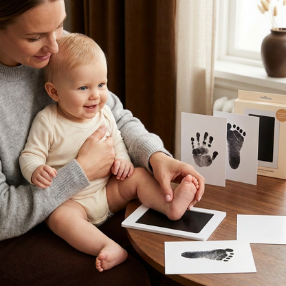 Baby Hand- och fotavtryckskit – minnesset för småbarn