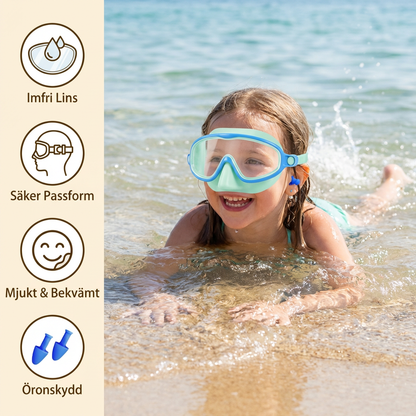Praktiska Simglasögon för Barn – Anti-Fog, Säker Passform och Bekväm Användning