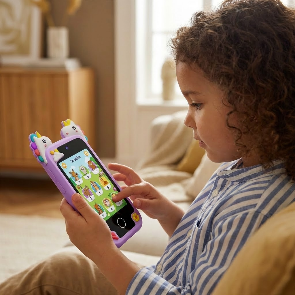 Pedagogisk leksakssmartphone för barn