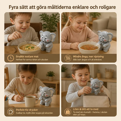 Söt Djurformad Muggfläkt