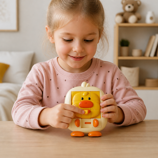 Pedagogiskt Djur-Skjutpusselspel