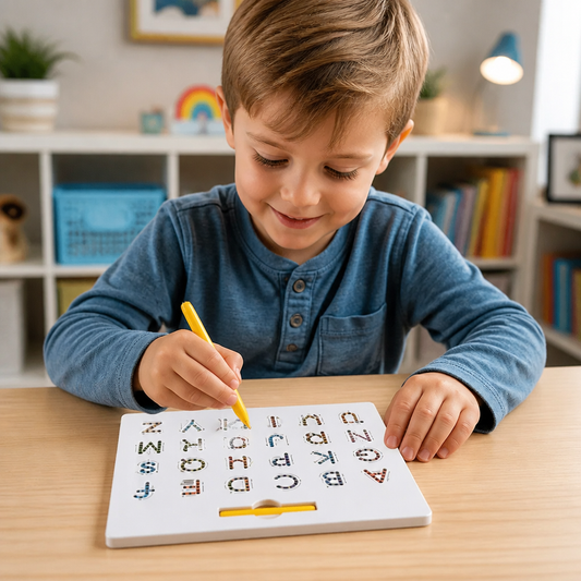 Pedagogisk Skrivtavla med Magnetkulor