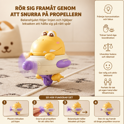 Dino-Balans Snurrleksak För Barn